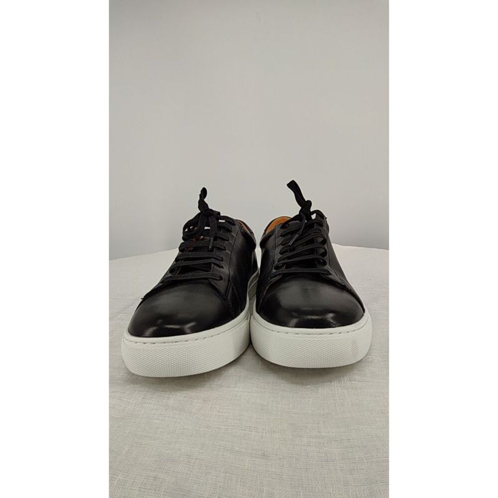 Quince Italian Leather Everyday Sneaker Black Shoes 9.5 - Picture 2 of 3
